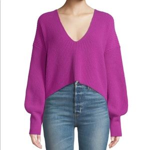 A.L.C. Melanie Wool V-Neck Sweater
